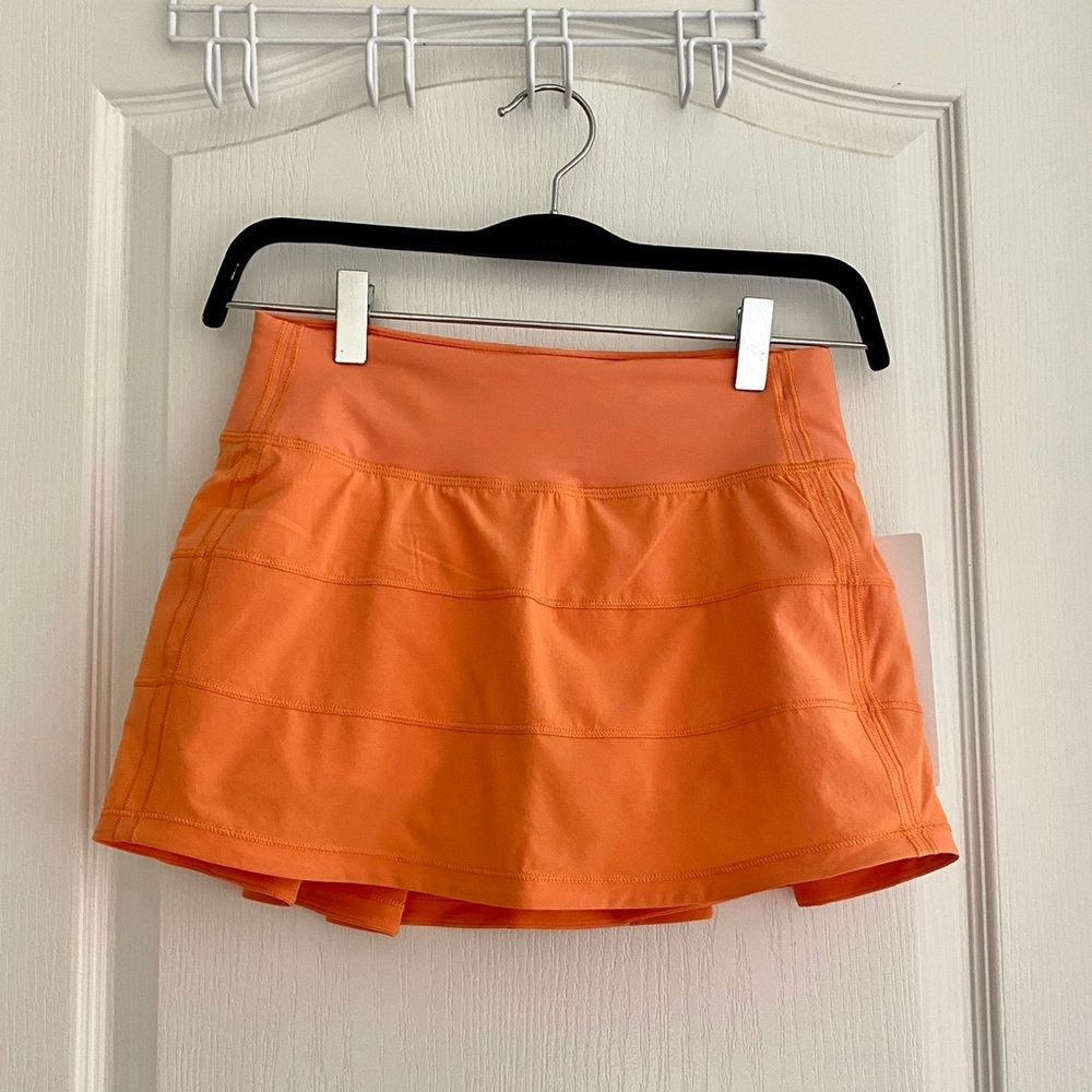 LULULEMON Pace Rival Skirt MR Golden Apricot - Picture 6 of 9